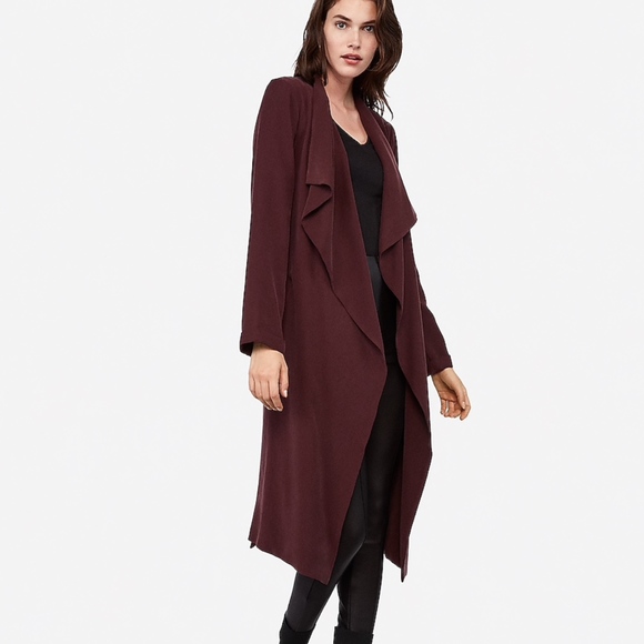 Express Jackets & Blazers - R29 PICK SOFT BELTED TRENCH COAT CABERNET PURPLE Express Jackets & Blazers - R29 PICK SOFT BELTED TRENCH COAT CABERNET PURPLE